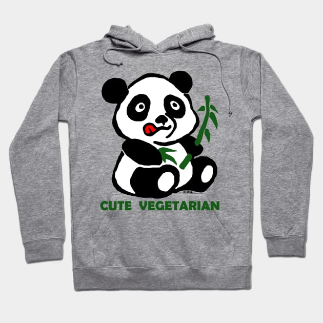 cute vegetarian Hoodie by NewSignCreation